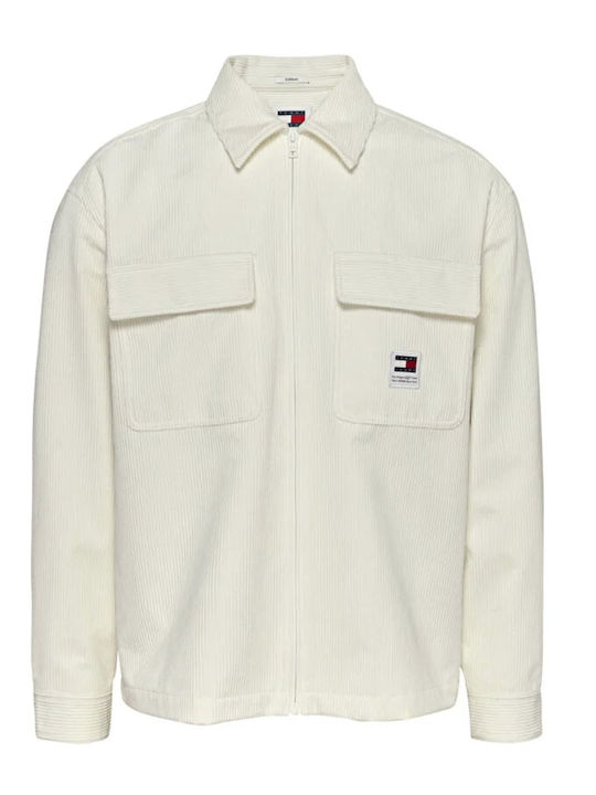 Tommy Hilfiger Overshirt Corduroy Shirt Ekru