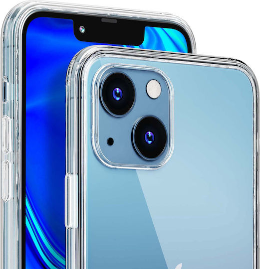 3MK Clear Back Cover Σιλικόνης / Πλαστικό / Tempered Glass 1.2mm Διάφανο (iPhone 13)