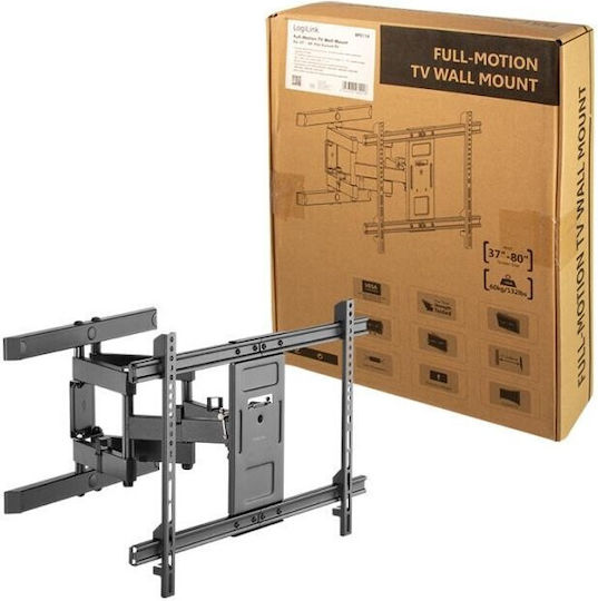 LogiLink BP0114 BP0114 Стойка за телевизор Стенен до 80" и 60кг