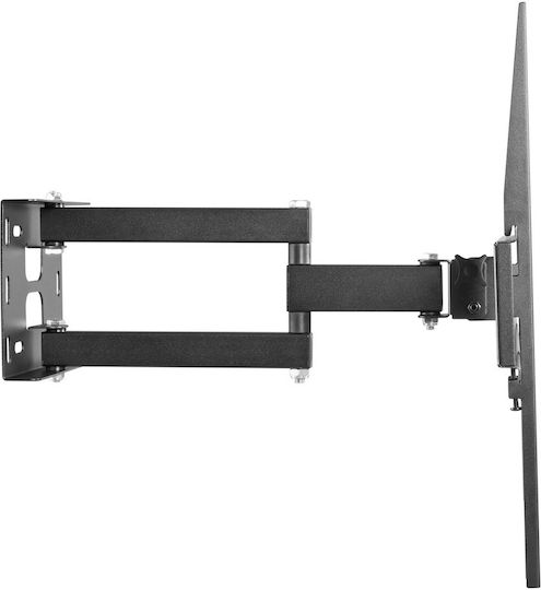 Cabletech UCH0197-1 Βάση Τηλεόρασης Τοίχου με Βραχίονα έως 55" και 35kg