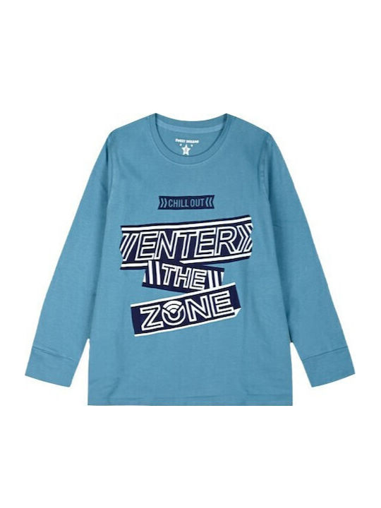 Energiers Παιδική Πιτζάμα Χειμωνιάτικη Ίντιγκο Enter The Zone