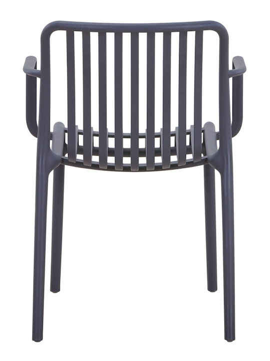 Gartenstühle Polypropylen Convee Grau 55x52x79cm