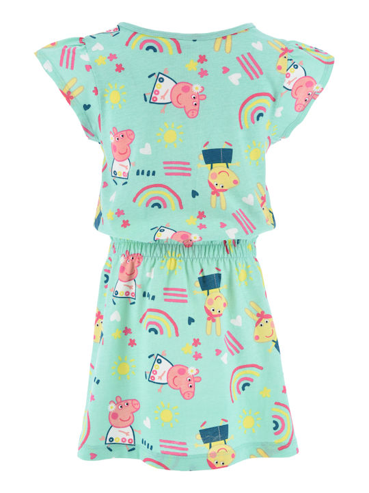 Rochie "Peppa pig" mentă (Mint )