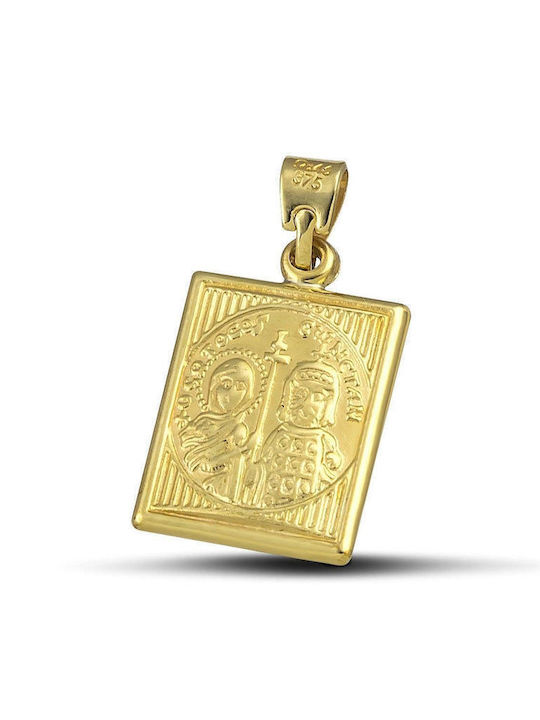 Themelidis Jewels Фулактó Константин Зодиакален Знак Везни от Жълто Злато 9К