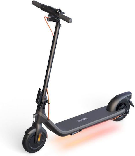 Segway E2 Plus Ηλεκτρικό Πατίνι με 25km/h Max Ταχύτητα και 25km Αυτονομία σε Μαύρο Χρώμα