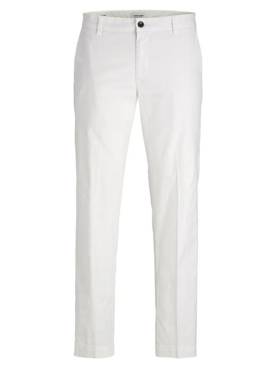 Jack & Jones Pantaloni pentru bărbați Chino Bright White