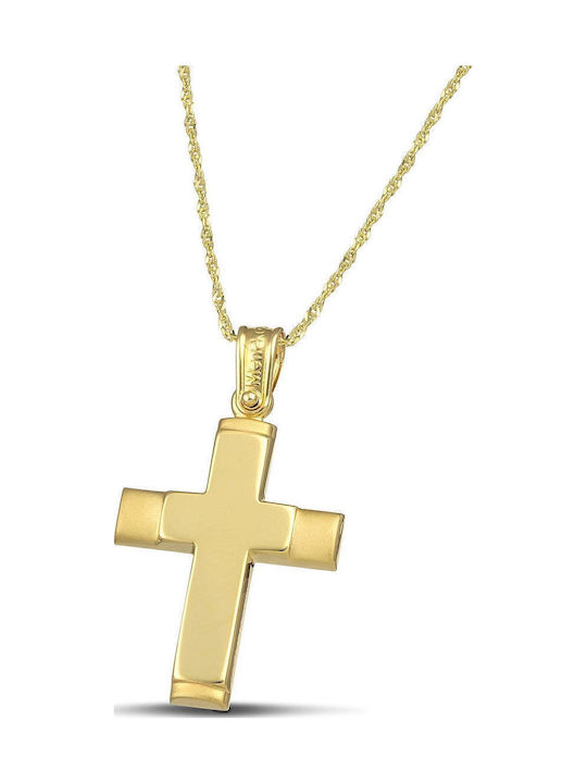 Themelidis Jewels Χρυσός Σταυρός 14Κ