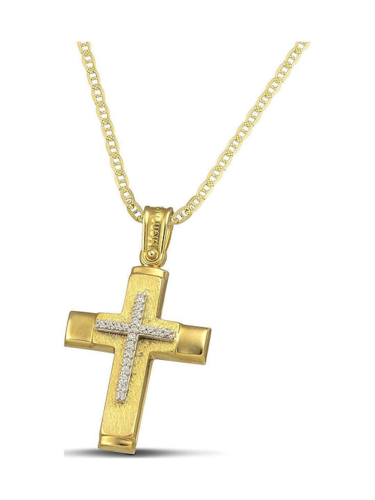 Themelidis Jewels Дамски Златен Кръст 14K