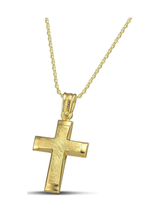 Themelidis Jewels Men's Gold Cross 14K