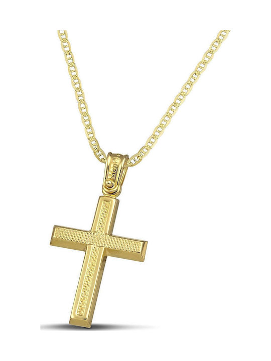 Themelidis Jewels Дамски Златен Кръст 14K с Верижка