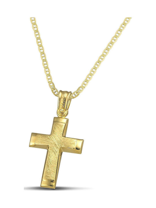 Themelidis Jewels Men's Gold Cross 14K