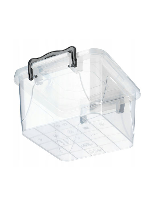 Kadax Cutie pentru Mâncare Plastic Transparent 2400ml 1buc