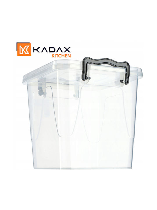 Kadax Cutie pentru Mâncare Plastic Transparent 3700ml 1buc