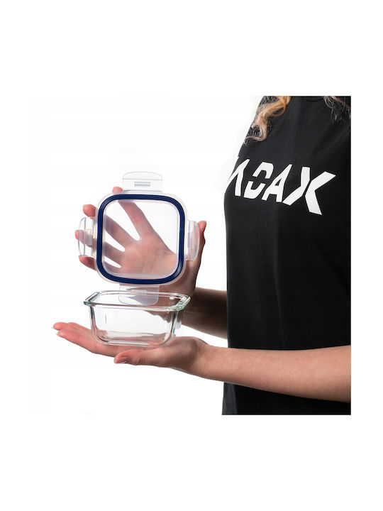 Kadax Glass Lunch Box Transparent 320ml