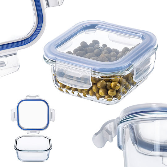 Kadax Glass Lunch Box Transparent 320ml