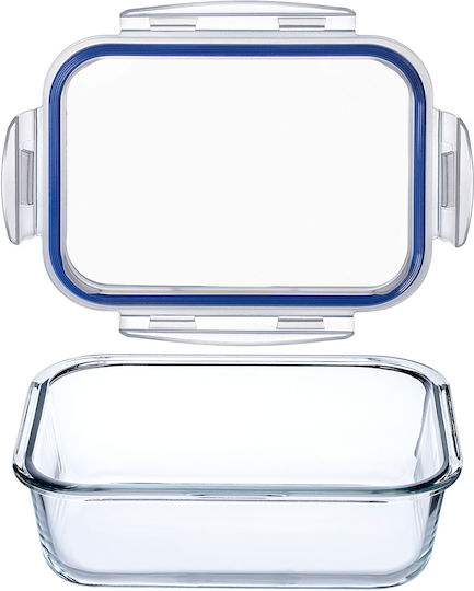 Kadax Lunchbox Glas Transparent 1040ml 1Stück