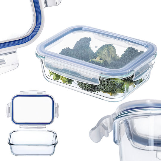 Kadax Lunchbox Glas Transparent 1040ml 1Stück