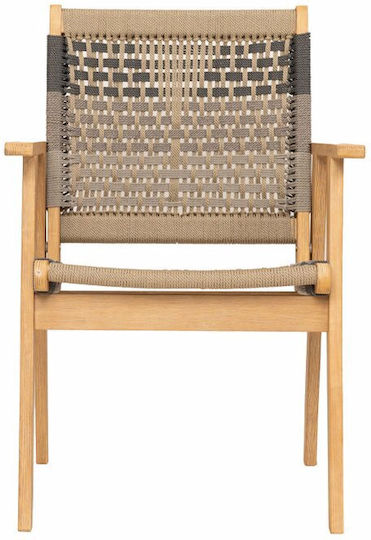 Outdoor Chair Wooden Vega Multicolour 58x56x58cm