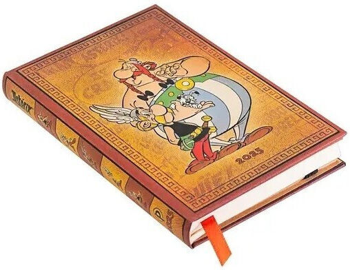 2025 12 Month Weekly Diary Horizontal Mini 10x14cm Hardcover Asterix Obelix Paperblanks 9781408757413