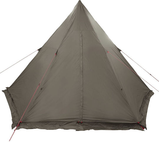 vidaXL Campingzelt Teepee Braune für 6 Personen 408x350x240cm