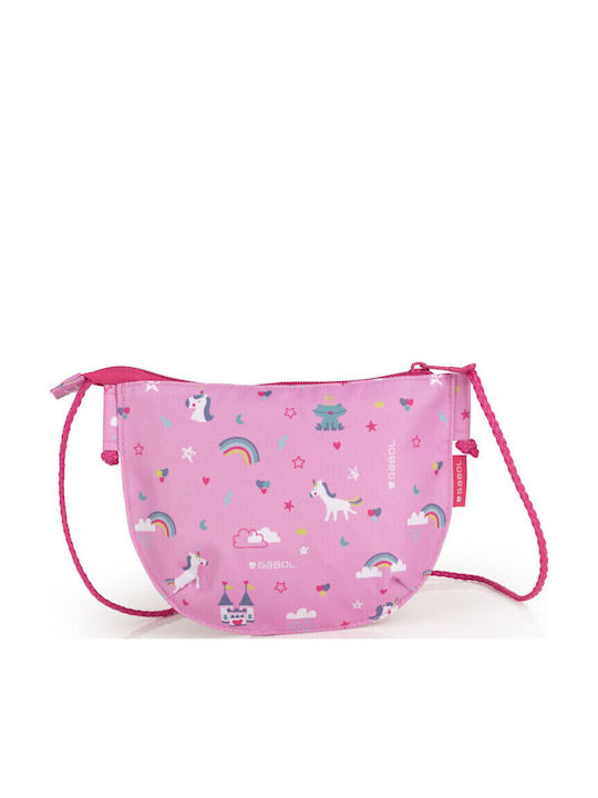 Gabol Rainbow Детска Чанта През Рамо Розова 21x16см