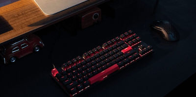 Keychron Lemokey X1 QMK/VIA Gaming Mechanische Tastatur mit Keychron Rot Schaltern und Beleuchtete Tasten (Englisch US) (X1-A1)