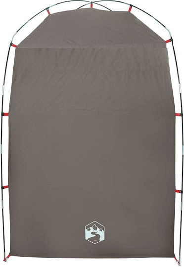 vidaXL Campingzelt Braun für 1 Person 140x140x213cm