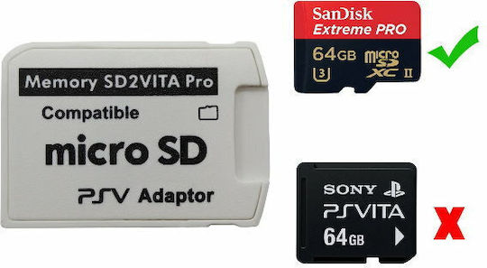 Micro Sd 3227 Адаптер MicroSD за PS Vita