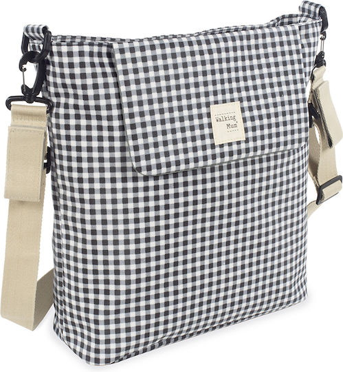 Walking Mum Shoulder/Hand Diaper Bag I Love Vichy Black 41x34x12cm.