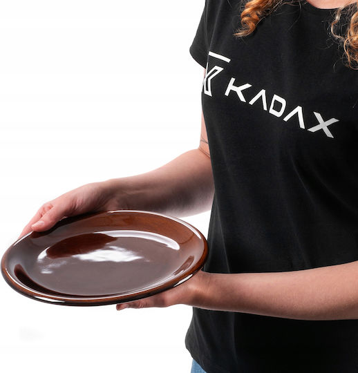 Kadax Чиния Супа Керамика Кафяв с Диаметър 24см