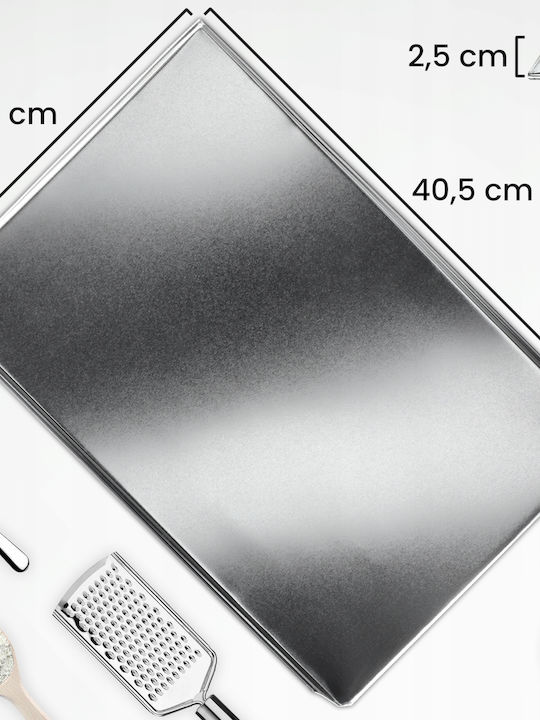 Kadax Aluminum Rectangular Baking Pan 40x40cm