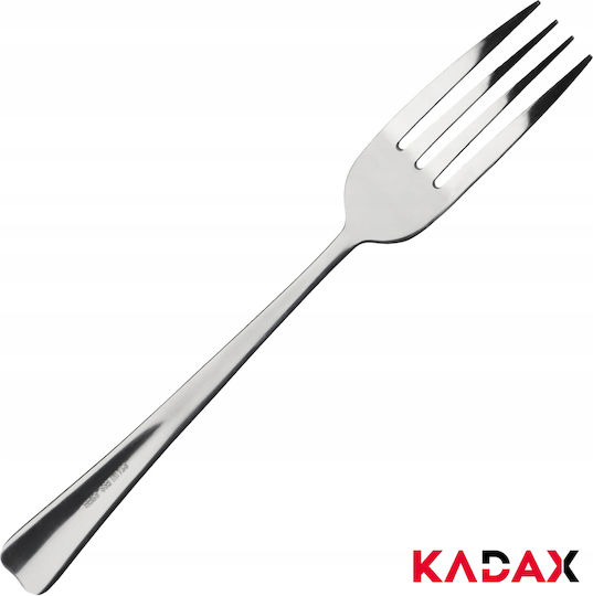 Kadax Σετ Πιρούνια Φαγητού Ανοξείδωτα Ασημί 3τμχ