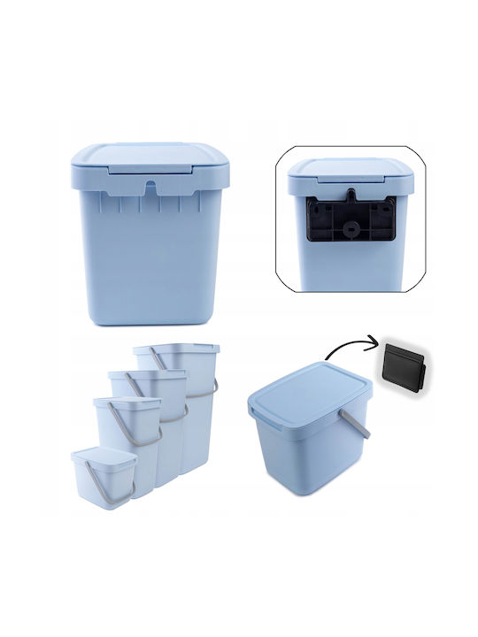 Kadax Waste Bin Waste Plastic Blue 6lt 1pcs