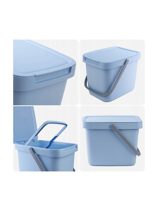 Kadax Waste Bin Waste Plastic Blue 6lt 1pcs