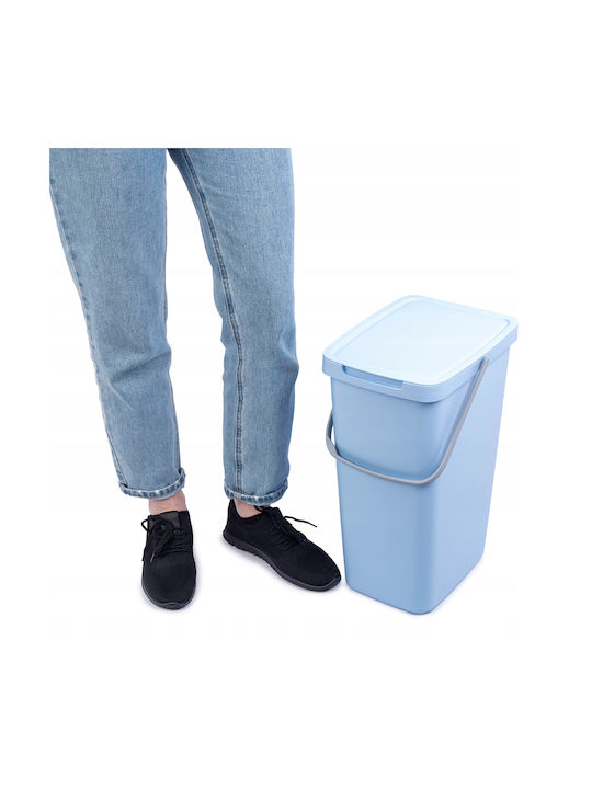 Kadax Coș de Reciclare Plastic Albastru 20lt 1buc