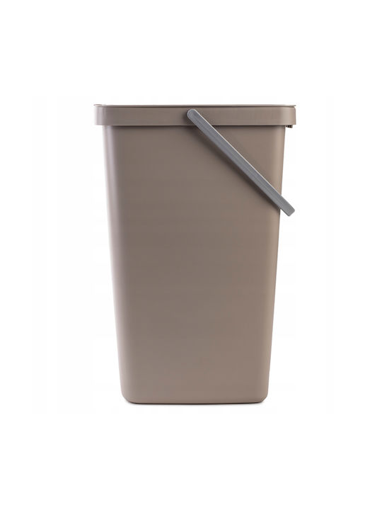 Kadax Abfalleimer Recycling Kunststoff Braun 20Es 1Stück