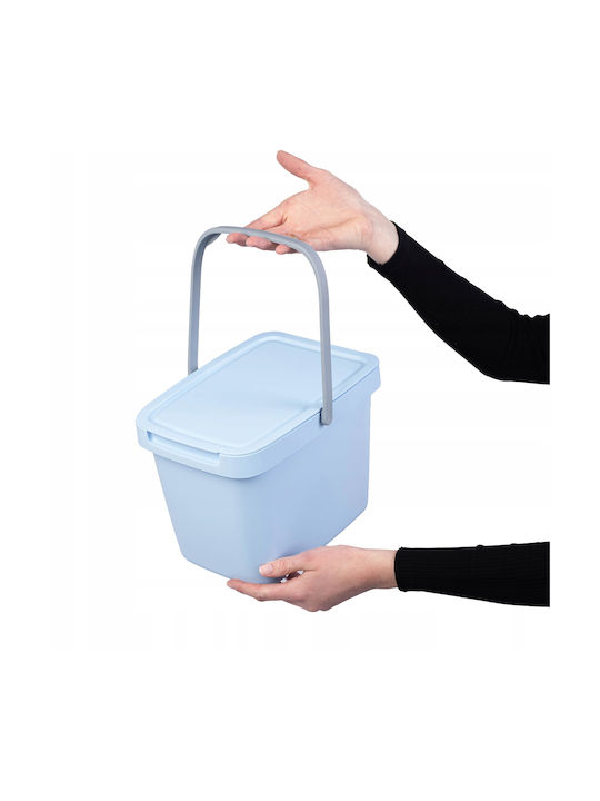 Kadax Waste Bin Waste Plastic Blue 6lt 1pcs