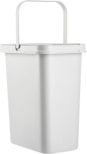 Kadax Waste Bin for Cabinet Plastic Grey 12lt