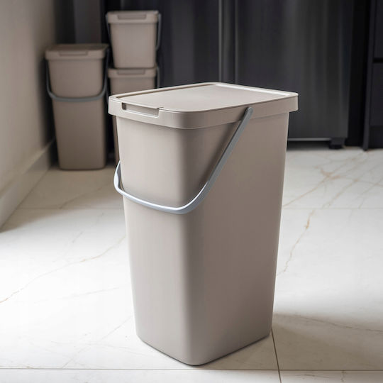 Kadax Kadax Kunststoff Mülleimer Braun 25lt