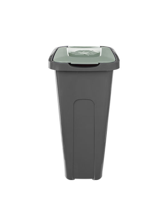 Kadax Waste Bin Waste Plastic Gray 30lt 1pcs