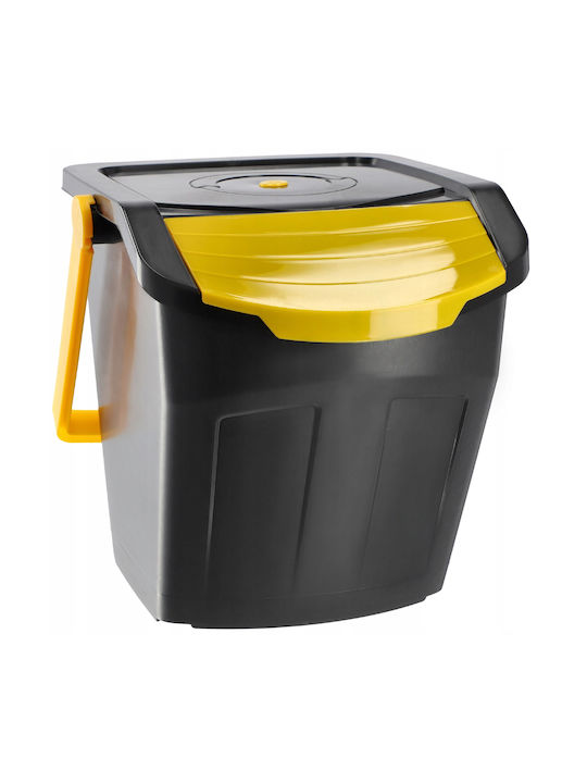 Kadax Coș de Reciclare Plastic Multicolor 25lt 1buc