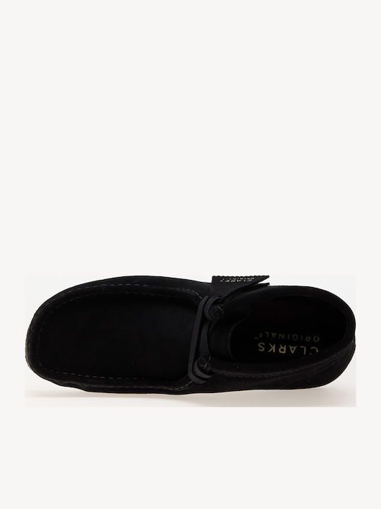 Wallabee Boot Schwarz Herrenstiefel