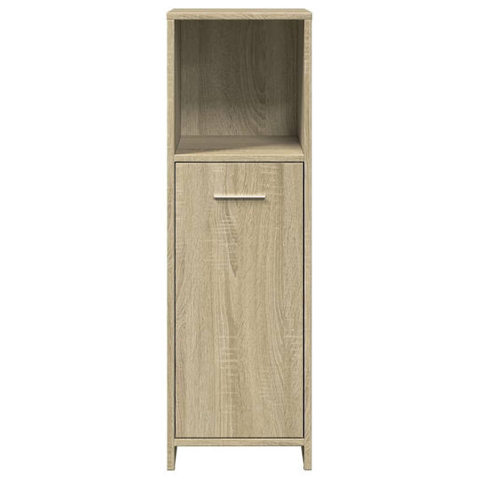 vidaXL Badezimmersäule Wandhängeschrank H30xB30xH95cm Sonoma