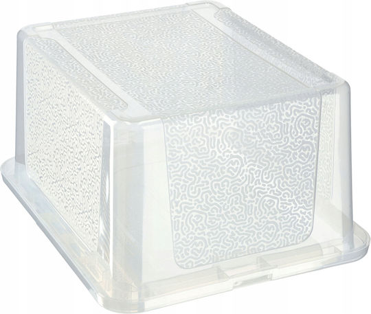 Kadax Kunststoff Aufbewahrungsbox mit Deckel Transparent 20Es 1Stück