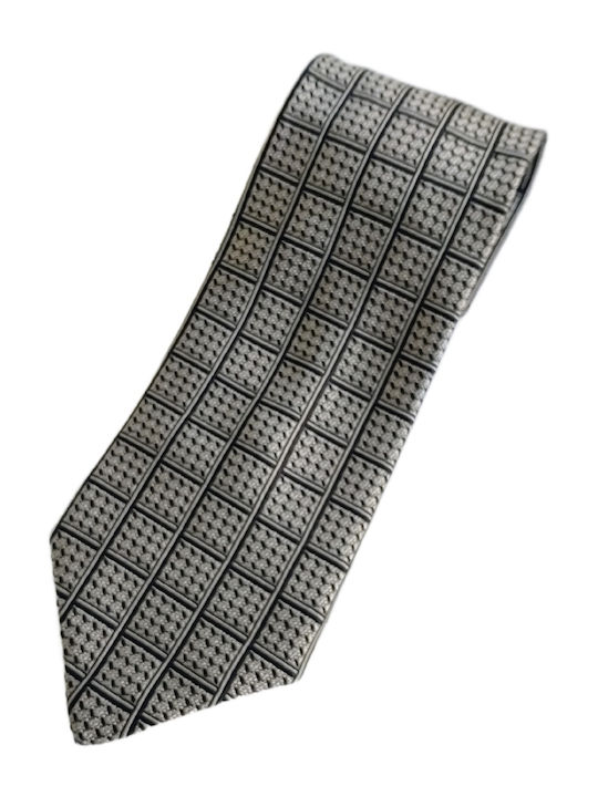 Men's Tie L4-406.GR Nino Venturi Grey 10 cm.