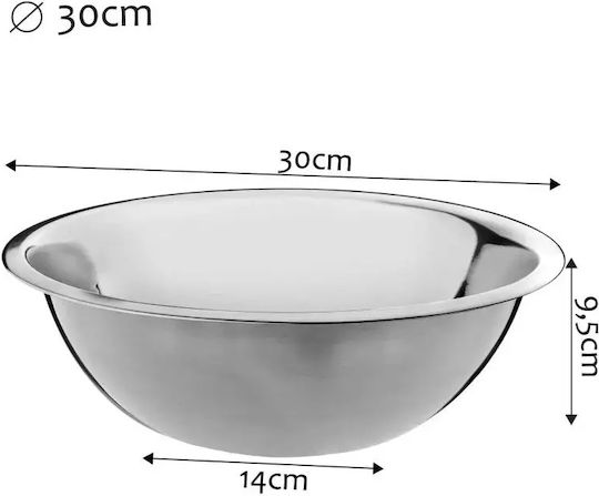 Kadax Salatieră Inox Argintiu 1buc