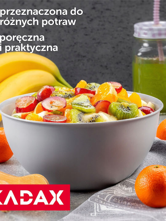 Kadax Σαλατιέρα Πλαστική Γκρι