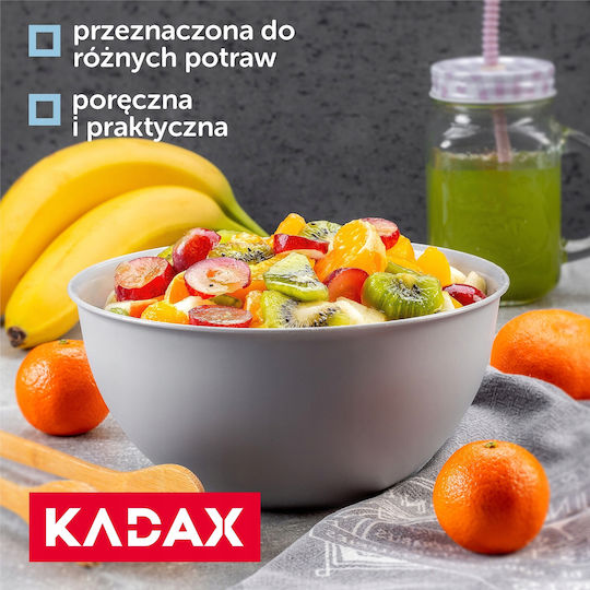 Kadax Σαλατιέρα Πλαστική Γκρι