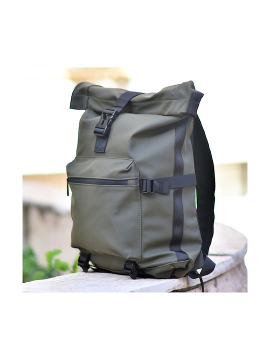 Mohicans Black Line Männlich Rucksack Wasserdicht Khaki