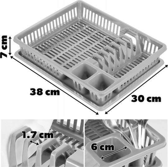 Kadax Plastic Gray Sink Strainer
